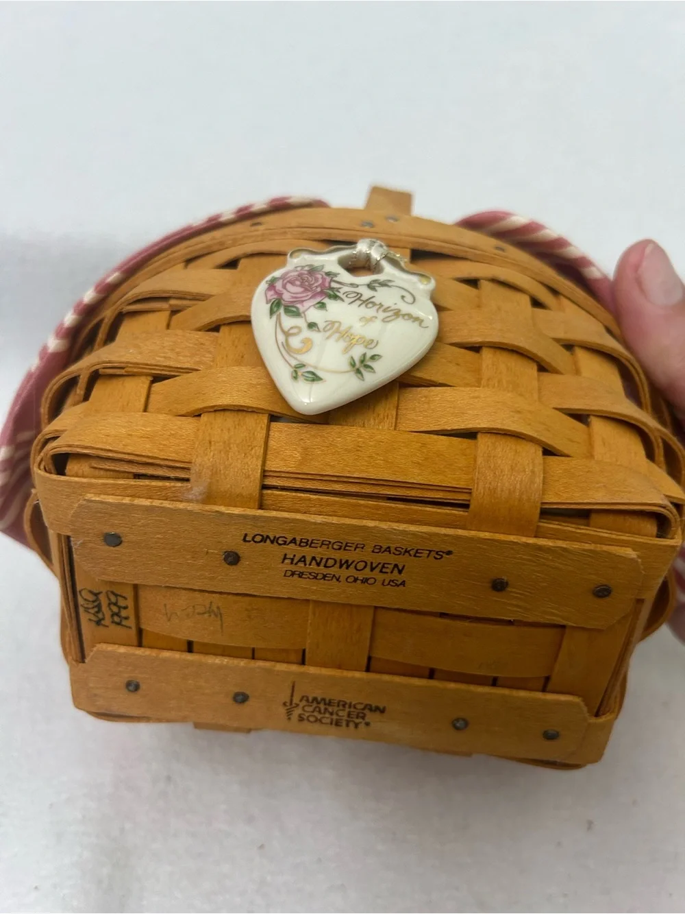 Longaberger 1999 Horizon of Hope Basket